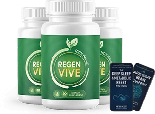 RegenVive three bottles with free eBooks